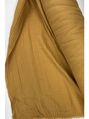 Çok Amaçlı Müslin Pamuklu Bebek Örtü ve Battaniye Kumaşı Müslin Bez Açık Kahve 37