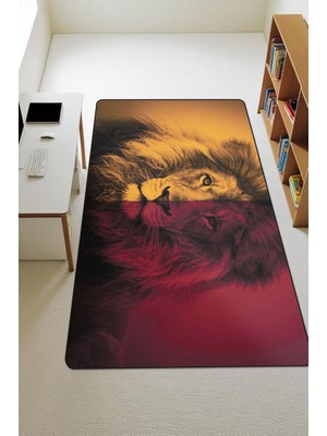 Dolce Mariee  Parlak Kadife Kumaş Dijital Baskı Dot Kaymaz Tabanlı Çocuk ve Genç Odası Halısı H0707