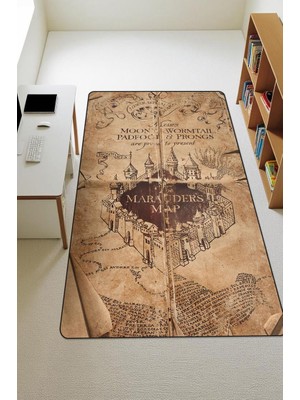 Dolce Mariee  Parlak Kadife Kumaş Dijital Baskı Dot Kaymaz Tabanlı Çocuk ve Genç Odası Halısı H1037