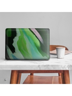 Artikel Artikel Yeşil Siyah Soyut Resim Notebook Sticker