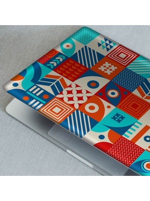 Artikel Karelerde Desenler Notebook Sticker
