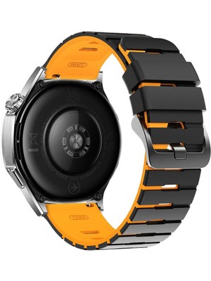 MobaxAksesuar Huawei Watch Gt 6/5/4/3/2 Pro 46MM Ultimate Se Elite Kordon Double Soft Yumuşak Silikon Band Str-27