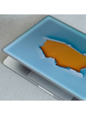 Artikel Mavi Yırtılmış Kağıt Notebook Sticker