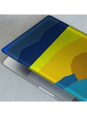 Artikel Soyut Mavili Yağlı Boya Notebook Sticker