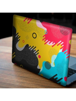 Artikel Artikel CMYK Memphis Desen Notebook Sticker