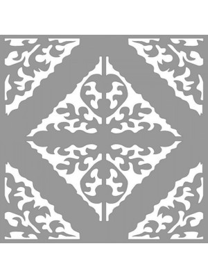 Artikel Karo Seasons Stencil Tasarımı 30 x 30 cm