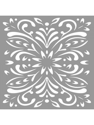 Artikel Artikel Karo Elizabeth Stencil Tasarımı 30 x 30 cm