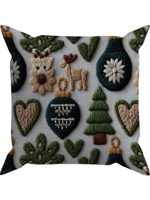 Evdek Christmas Kırlent Kılıfı DS44