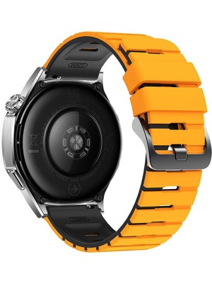 MobaxAksesuar Huawei Watch Gt 6/5/4/3/2 Pro 46MM Ultimate Se Elite Kordon Double Soft Yumuşak Silikon Band Str-27