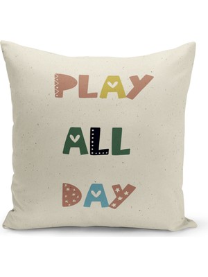 Filamente Çocuk Bebek Odası Dijital Baskılı Kırlent Kılıfı