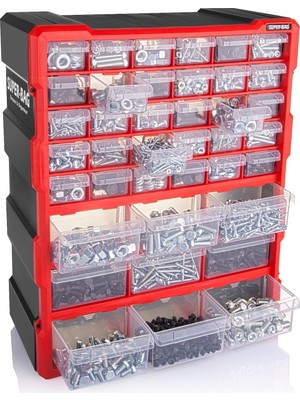 Super-Bag ASR-6001 Monoblok Çekmece Seti Büyük 39'lu