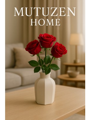 Modern Tasarımlı Vazo - Taş Tozu