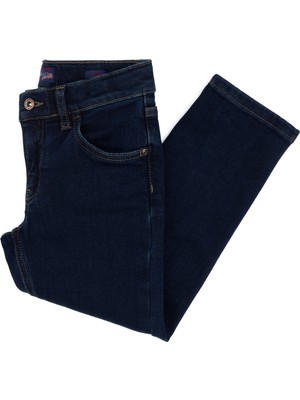 U.S. Polo Assn. Erkek Çocuk Slim Fit Koyu Mavi Jean Pantolon 50310285-DN0023