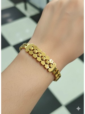 Duru Aksesuar Çelik Kelepçe Bileklik