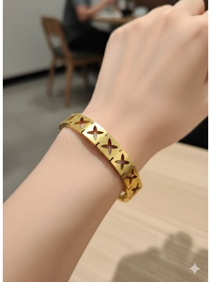 Duru Aksesuar Çelik Kelepçe Bileklik