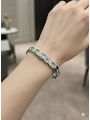 Duru Aksesuar Çelik Kelepçe Bileklik