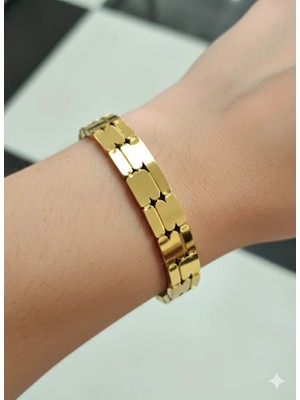 Duru Aksesuar Çelik Kelepçe Bileklik