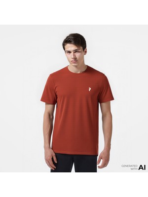 Peak Performance  Trail Erkek Kahverengi Günlük T-SHIRT.9128