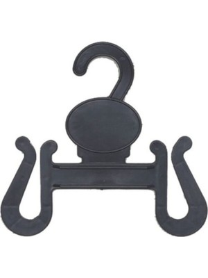 Parmak Arası Terlik Askısı Plastik Siyah - 50 Adet