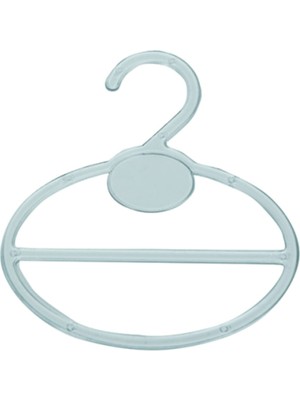 dekorlife Şal Askısı Kristal Şeffaf Plastik - 30 Adet