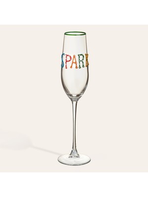 Zsa Zsa Zsu Loess Cam Kadeh 180 ml Şeffaf