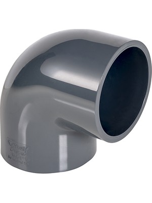 Fitvalf Uh-Pvc 90ºyapıştırma Muflu Dirsek Ø20-PN16-(5 Adet)