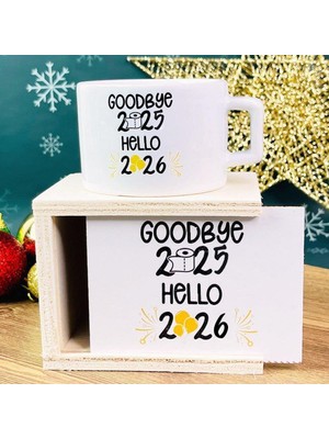 Giftmoda Güle Güle 2025  Merhaba 2026 Yılbaşı Tasarımlı Yeni Yıl Hediye Seti