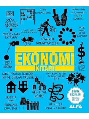 Alfa Yayınları Ekonomi Kitabı (Ciltli): Büyük Fikirleri Kolayca Anlayın