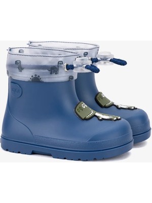 Igor Mendi Dino Borreguito Çocuk Içi Kürklü Yağmur Çizmesi - Jeans CC336-050