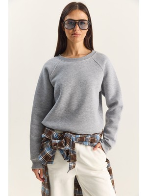 Shade Kadın Reglan Kol Oversize Sweatshirt