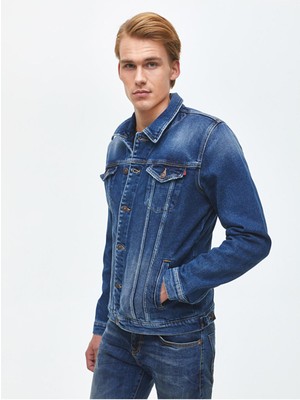 LTB Santino Y Wynwood Wash Erkek Jeans Ceket