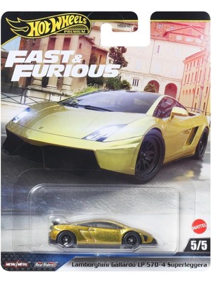 Hot Wheels Fast-Furious Premium Araba Lamborghını Gallardo Lp 570-4 Superleggera HNW46 - JBM01