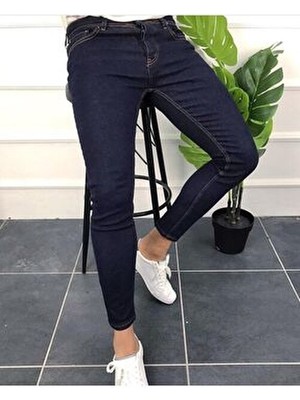 Wamoss Slim Fit Likralı Erkek Dizmar Jeans Kot Pantalon