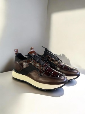 Serhat Özköroğlu LFR-F055 Kroko Merdane Ayakkabı Kahve