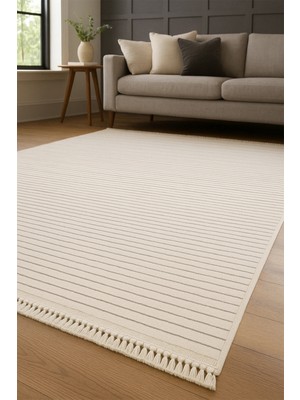 Has 1950 Lioren 9213 Krem - Salon, Koridor (Yolluk), Mutfak, Antre, Yatak ve Oturma Odası Halısı