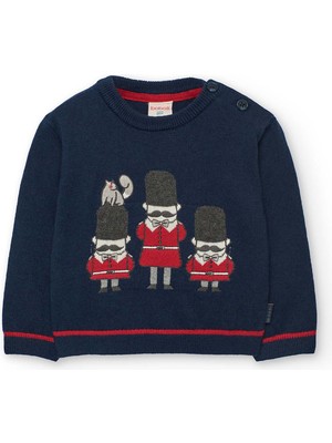 Boboli Erkek Çocuk Desenli Kazak