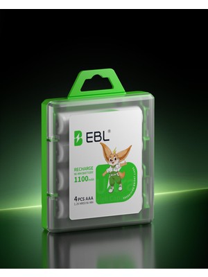 Ebl 1100 Mah Nimh Ince Kalem Pil AAA 4'lü
