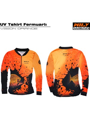 Wily Wear Uv T-Shirt Fermuarlı Desen 01