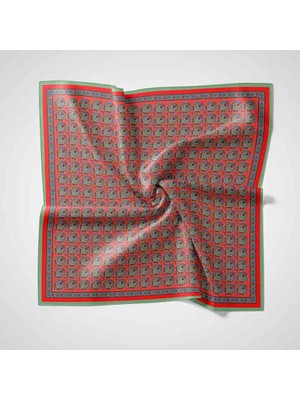 Piramit Naturel Eşarp | Osmanlı Motif