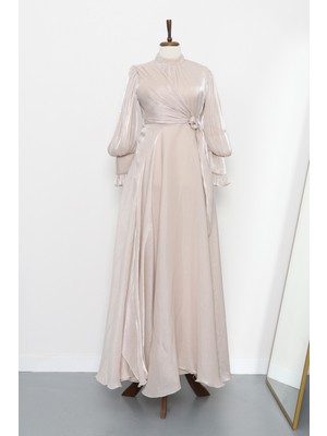 İmaj Butik Taş Yandan Bağlamalı Abiye