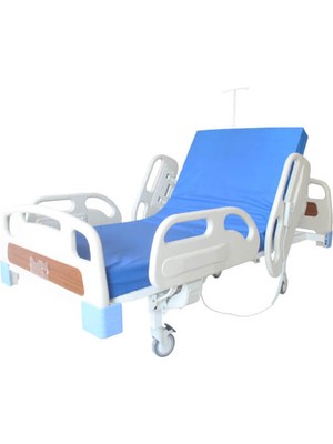 Emek Sağlık Full Set 2 Motorlu Hasta Karyolası – Abs + Serum Askısı