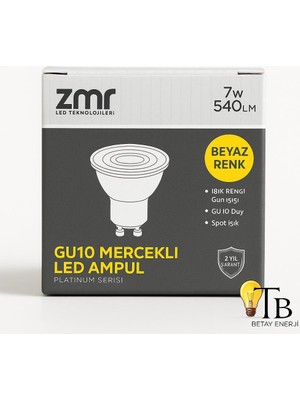 Zmr Mercekli LED Ampul 7W 540 Lümen Platinum Serisi