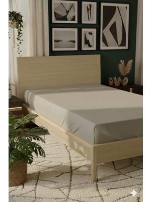 Favora %100 Pamuk Ranforce Premium Tek Kişilik Plus Lastikli Çarşaf - Vi