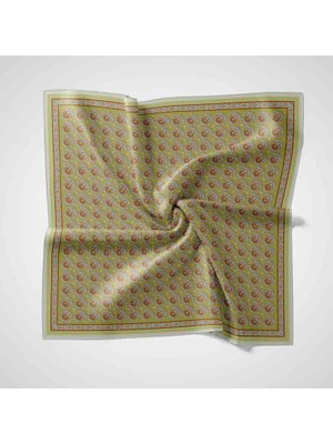 Piramit Naturel Eşarp | Osmanlı Motif