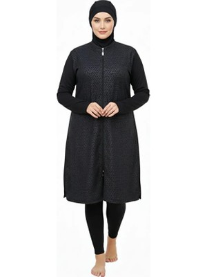 Tesmay Büyük Beden Hızlı Kuruyan Kumaş Kadın Tesettür Mayo 3033