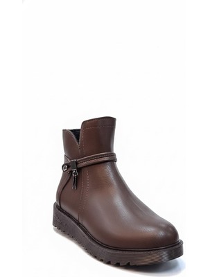 Ustalar Ayakkabı Kahverengi Mat Kadın Günlük Bot 203.100