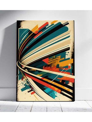 Hızın Ritmi Salon Oturma Odası Kanvas Tablo Duvar Resim