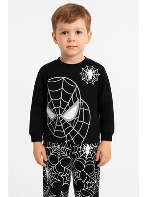 Zm Kids Erkek Kırmızı Örümcek Çocuk Eşofman Takımı