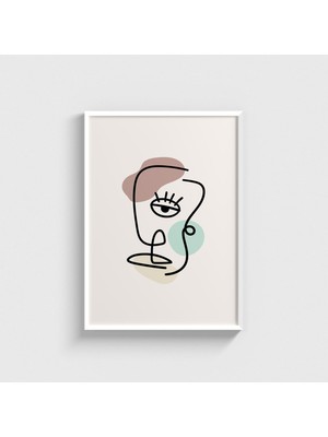 Domirus Face 2 Çerçeveli Tablo Ev Oda Duvar Dekorasyonu