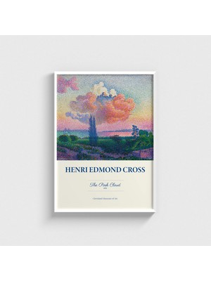 Domirus Henri Edmond Cross - The Pink Cloud Çerçeveli Tablo Ev Oda Duvar Dekorasyonu